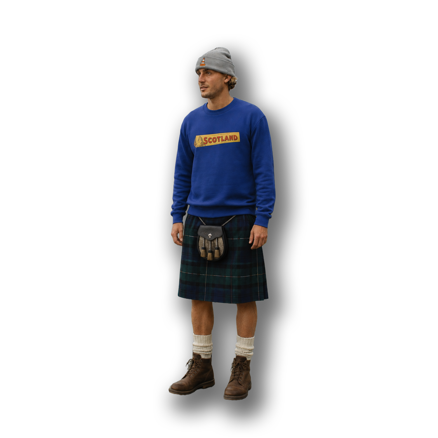 Traffic Cone - Boston Tartan Army - Beanie Hat